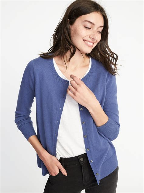 old navy blue cardigan